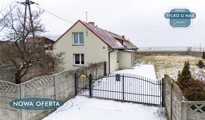 dom wolnostojący, 2 pokoje Polichno