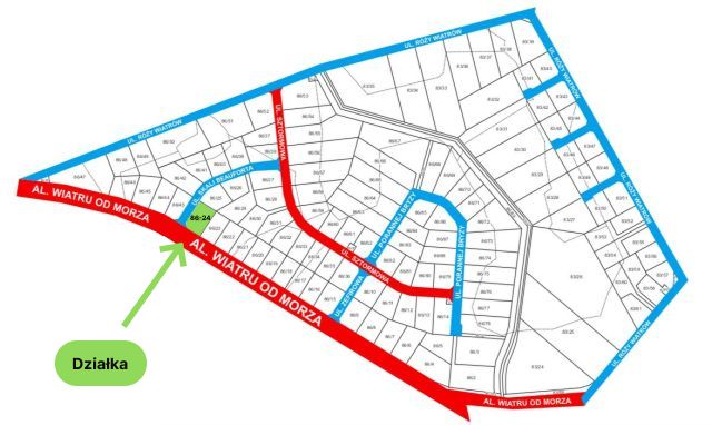 Działka budowlana Wytowno, al. Wiatru od Morza. Zdjęcie 1