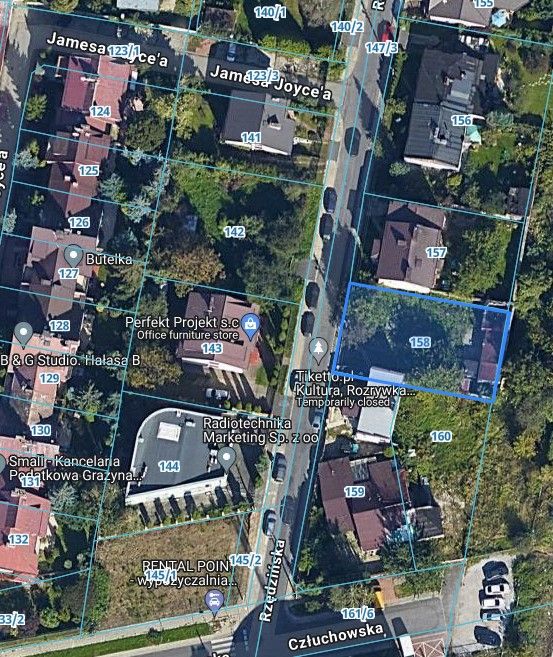 Działka budowlana Warszawa Bemowo, ul. Rzędzińska