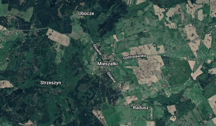 Działka budowlana Mieszałki, ul. Główna