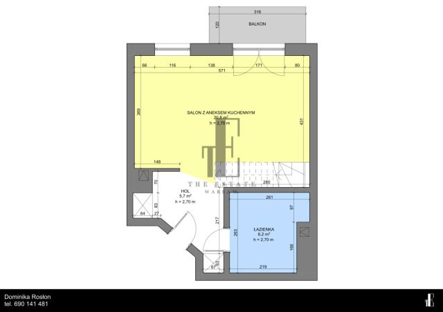 Mieszkanie 3-pokojowe Warszawa Białołęka, ul. Modlińska. Zdjęcie 13