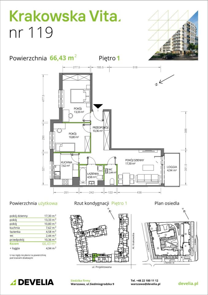 Mieszkanie 3-pokojowe Warszawa Włochy, al. Krakowska. Zdjęcie 10