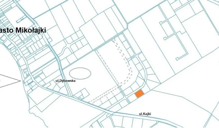 Działka budowlana Mikołajki Dybowo, ul. Michała Kajki