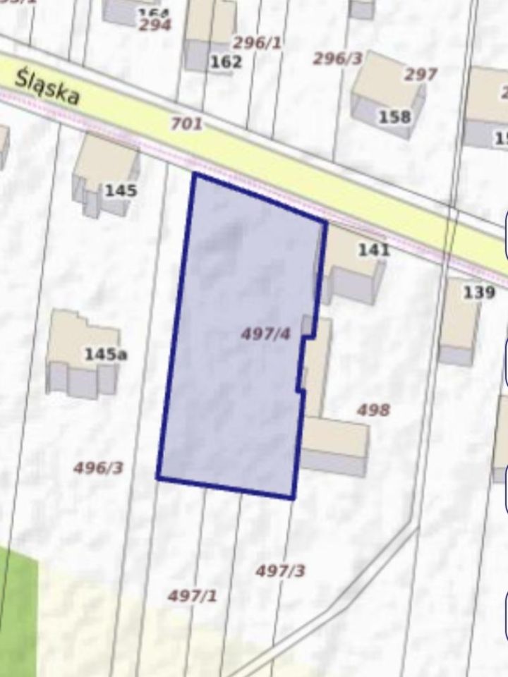 Działka budowlana Bargły, ul. Śląska