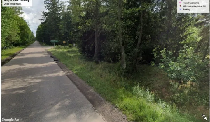 Działka leśna Rudka-Skroda