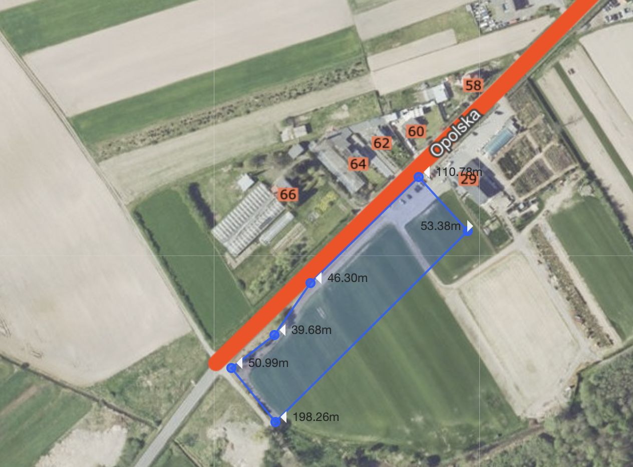 Działka rolno-budowlana Przysiecz, ul. Opolska