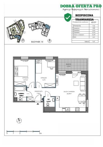 Mieszkanie 3-pokojowe Gdańsk Letnica, ul. Starowiejska. Zdjęcie 15