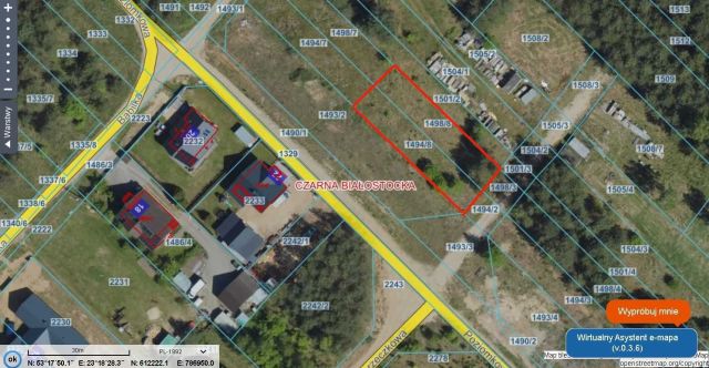 Działka budowlana Czarna Białostocka. Zdjęcie 1