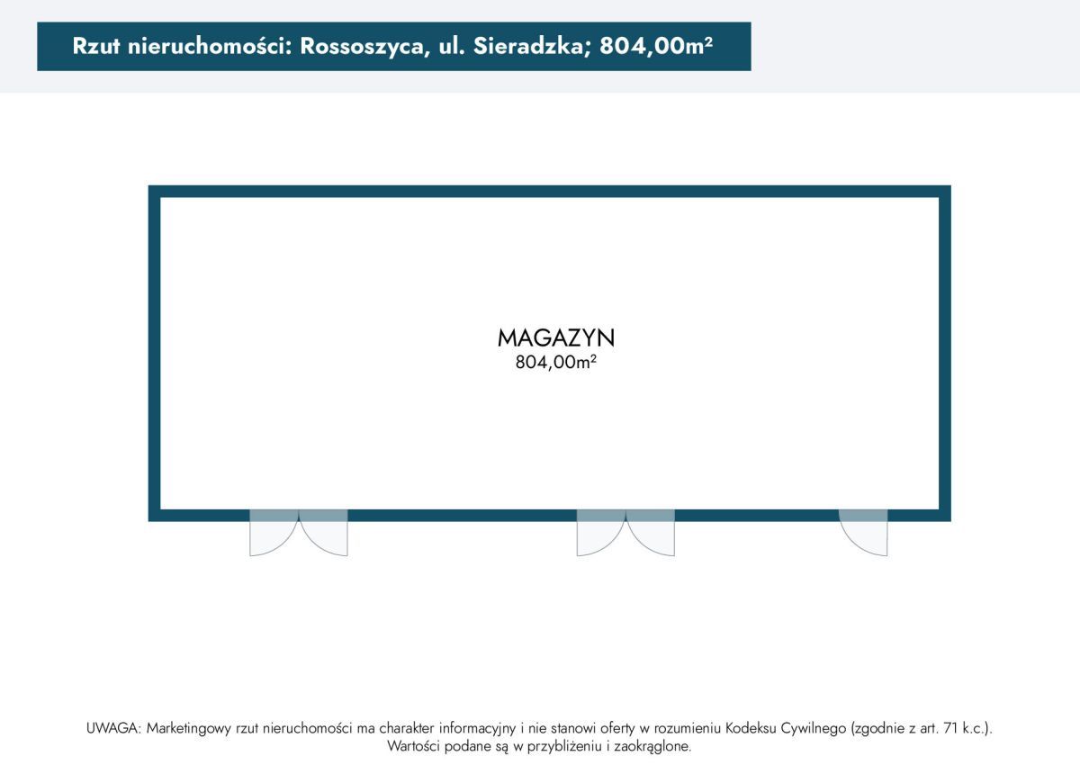 Hala/magazyn Rossoszyca, ul. Sieradzka. Zdjęcie 18