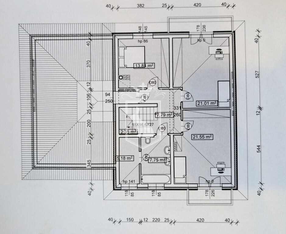 dom wolnostojący, 5 pokoi Klembów, ul. Jana Pawła II. Zdjęcie 14