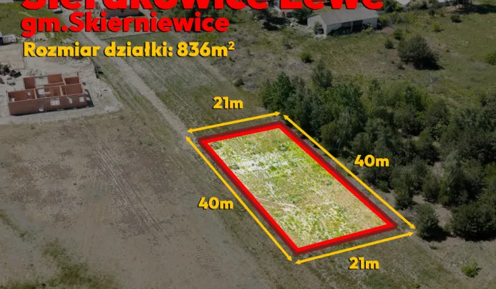 Działka budowlana Sierakowice Lewe