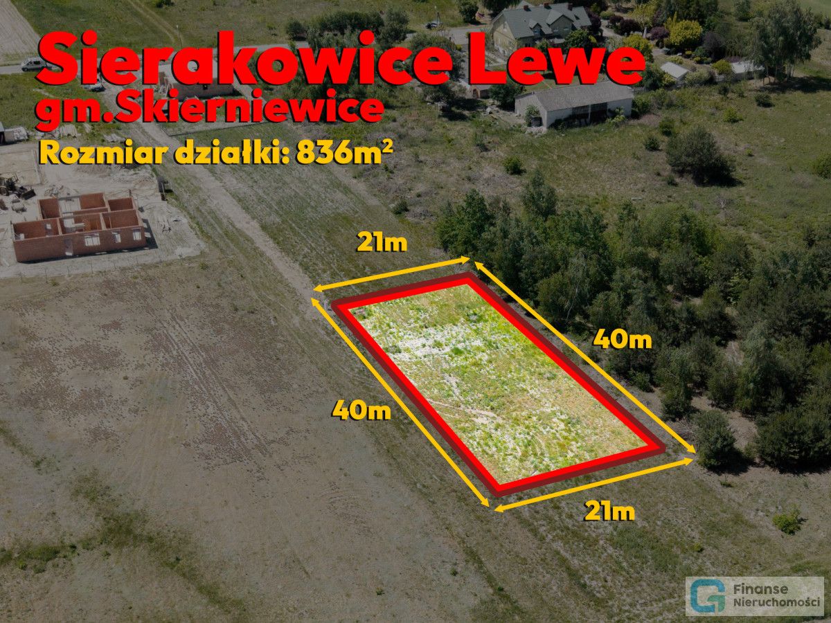 Działka budowlana Sierakowice Lewe. Zdjęcie 1