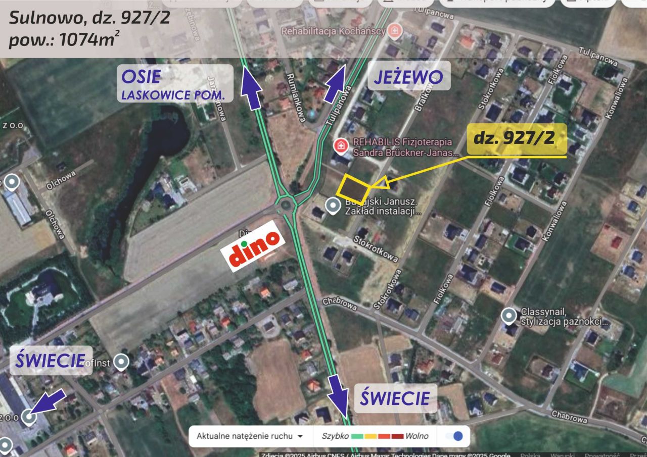 Działka budowlana Sulnowo, ul. Bratkowa. Zdjęcie 2