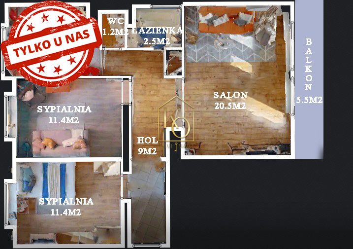 Mieszkanie 3-pokojowe Wrocław Krzyki, ul. Sowia. Zdjęcie 13