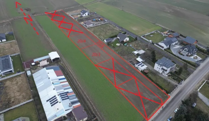 Działka budowlana Wysocko Małe, ul. Pod Borkiem