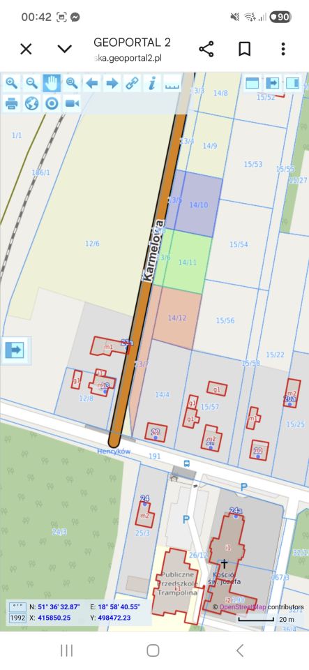 Działka budowlana Henryków, ul. Karmelowa. Zdjęcie 1