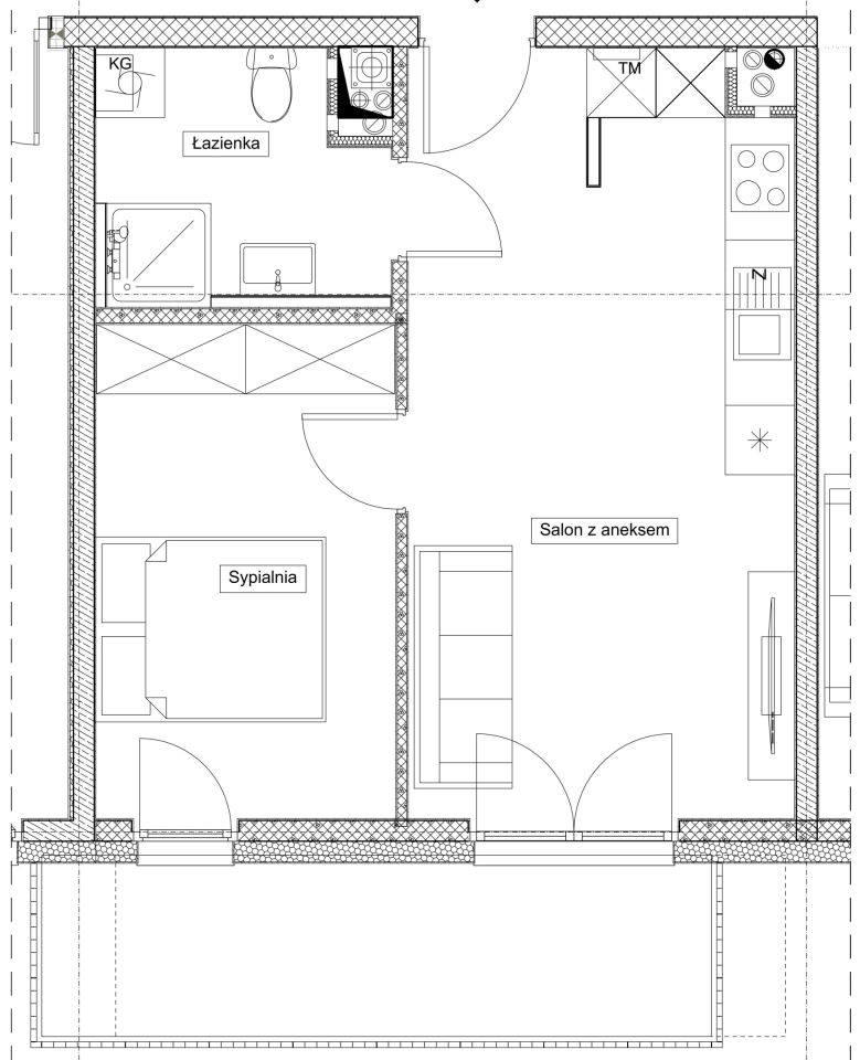 Mieszkanie 2-pokojowe Zabrze, ul. Bocianów. Zdjęcie 8