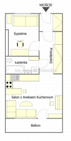 Mieszkanie 2-pokojowe Olsztyn, ul. Tadeusza Kościuszki. Zdjęcie 15