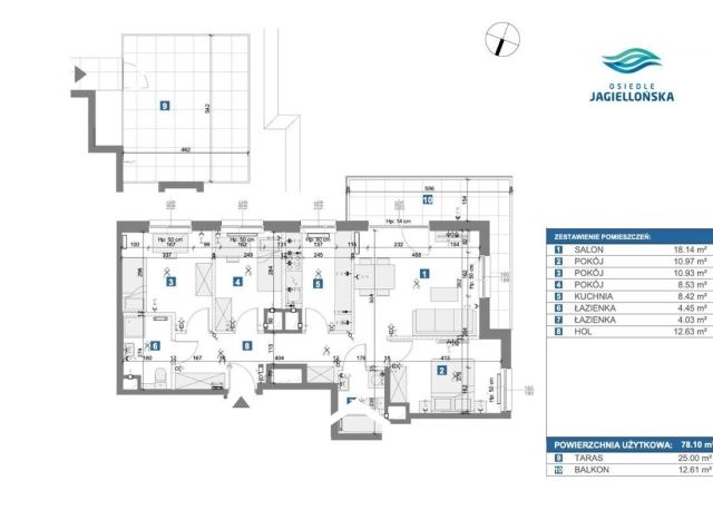 Mieszkanie 4-pokojowe Warszawa Śródmieście, ul. Jagiellońska. Zdjęcie 15
