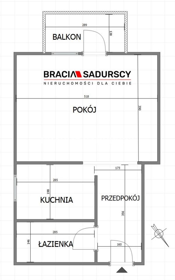 Mieszkanie 1-pokojowe Kraków Prądnik Biały, ul. Wincentego Danka. Zdjęcie 13