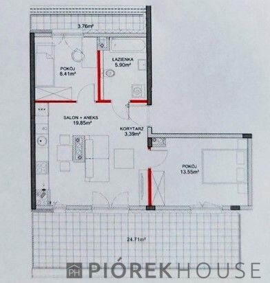 Mieszkanie 3-pokojowe Warszawa Bemowo, ul. płk. Witolda Łokuciewskiego. Zdjęcie 20