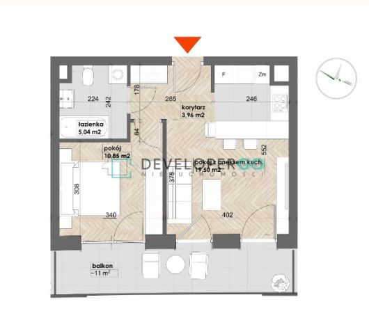 Mieszkanie 2-pokojowe Białystok Centrum, ul. Bohaterów Getta. Zdjęcie 7
