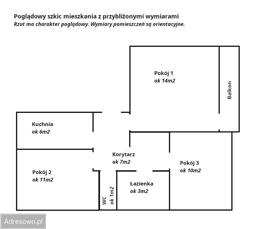 Mieszkanie 3-pokojowe Radom Ustronie, ul. Osiedlowa. Zdjęcie 11