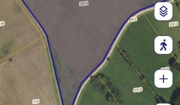 Działka rolna Wężówko