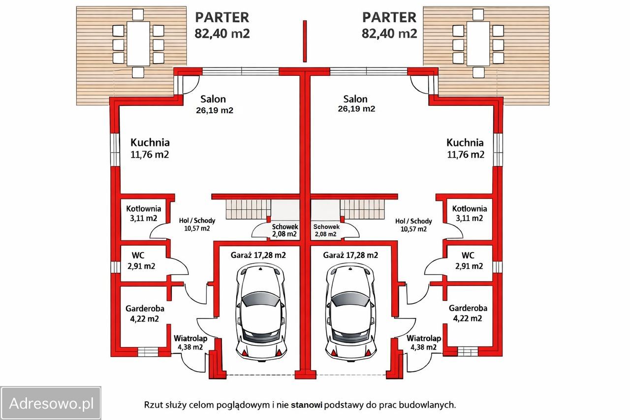 bliźniak, 4 pokoje Dywity, ul. Radosna. Zdjęcie 8