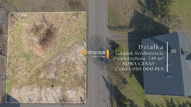 Działka budowlana Gdańsk Śródmieście, ul. Tadeusza Rejtana. Zdjęcie 1