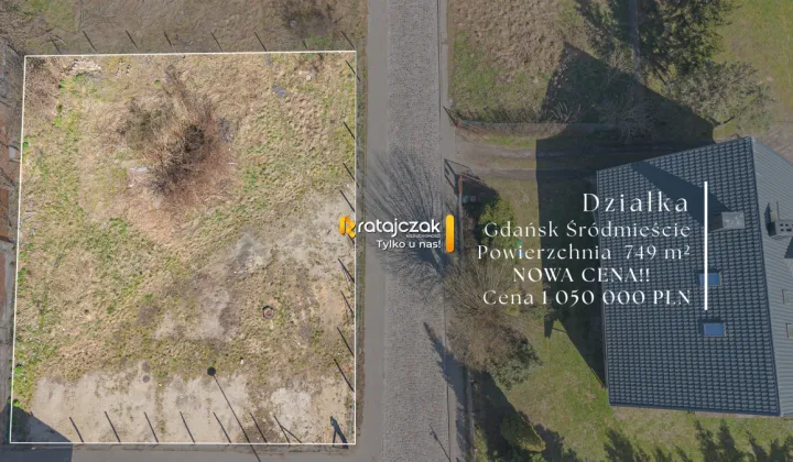 Działka budowlana Gdańsk Śródmieście, ul. Tadeusza Rejtana
