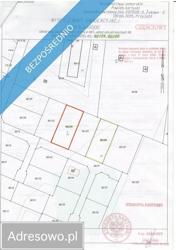 Działka budowlana Przyjaźń, ul. Akacjowa. Zdjęcie 4