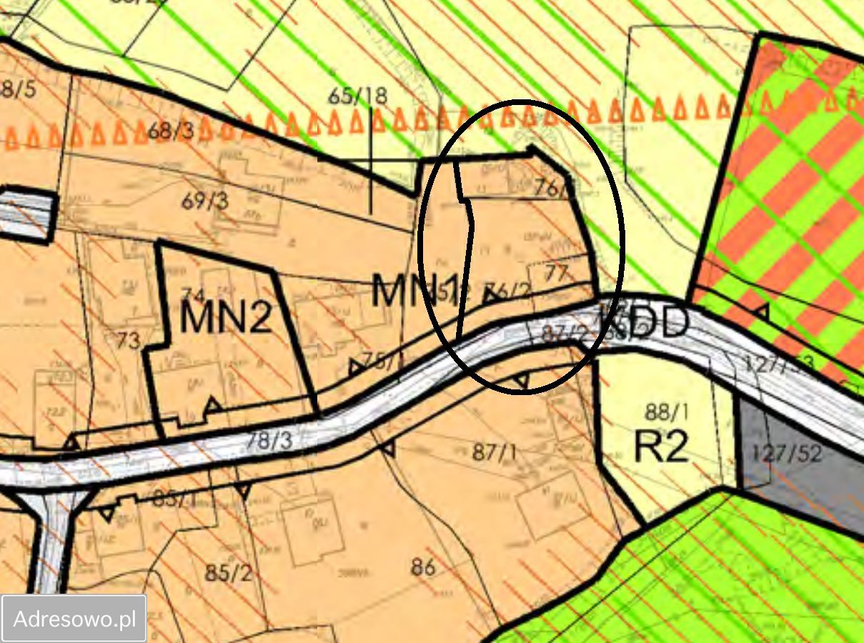 Działka inwestycyjna Kraków Tyniec, ul. Juranda ze Spychowa. Zdjęcie 8