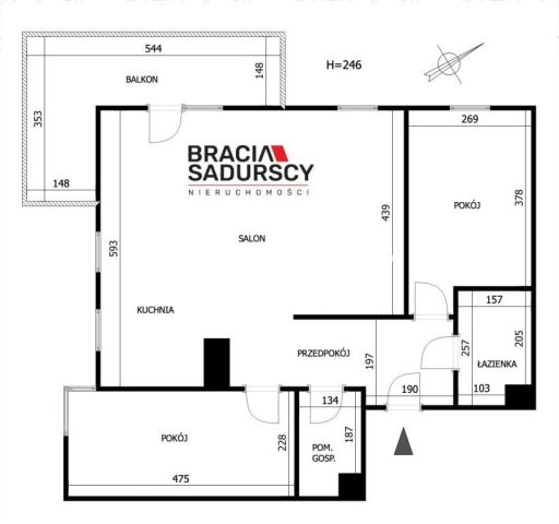 Mieszkanie 3-pokojowe Kraków Mistrzejowice, os. Piastów. Zdjęcie 21