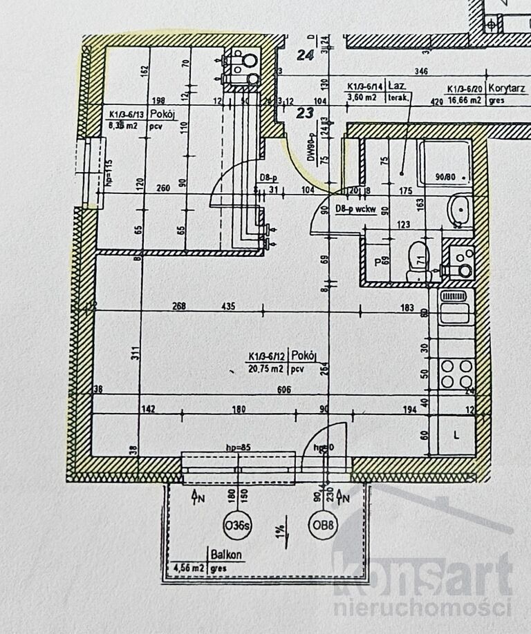 Mieszkanie 2-pokojowe Szczecin Pomorzany, al. Powstańców Wielkopolskich. Zdjęcie 10