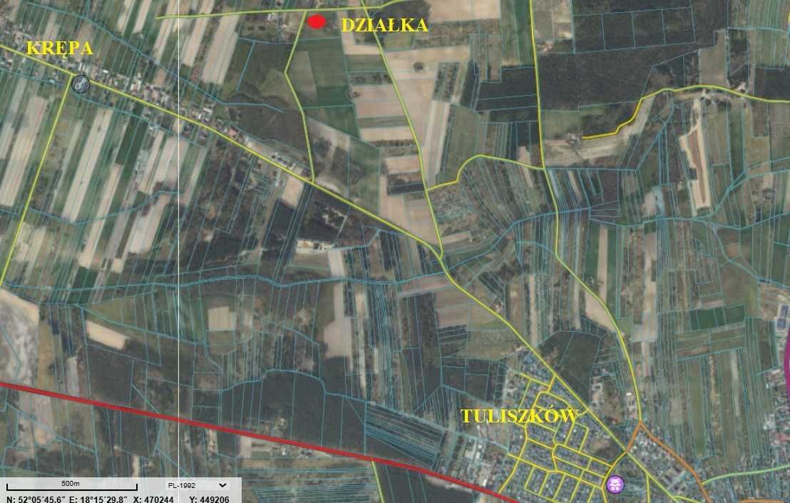 Działka budowlana Krępa. Zdjęcie 4