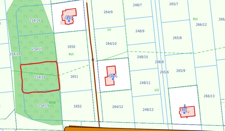 Działka budowlana Dębe Wielkie, ul. Nadrzeczna