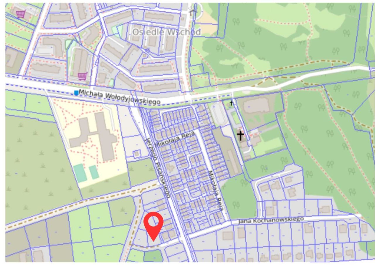 Działka budowlana Pisz, ul. J. Pisańskiego