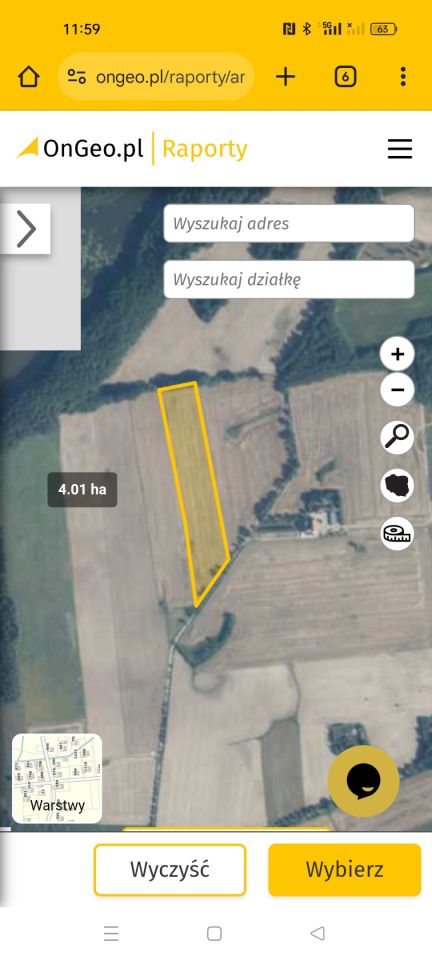 Działka rolna Wielowieś. Zdjęcie 4