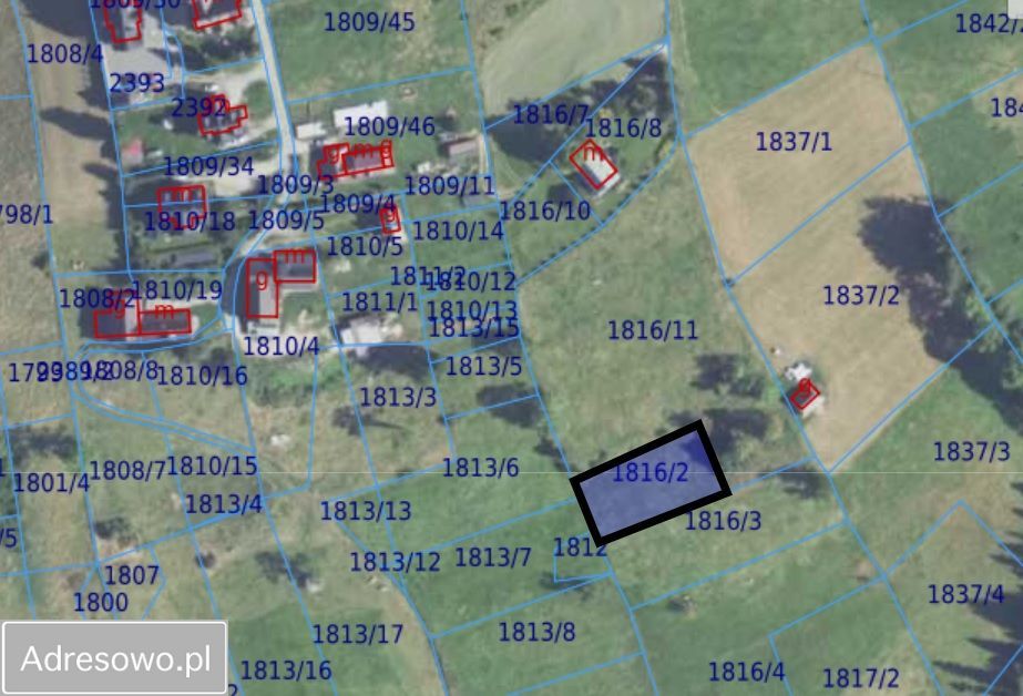 Działka budowlana Gliczarów Górny. Zdjęcie 2