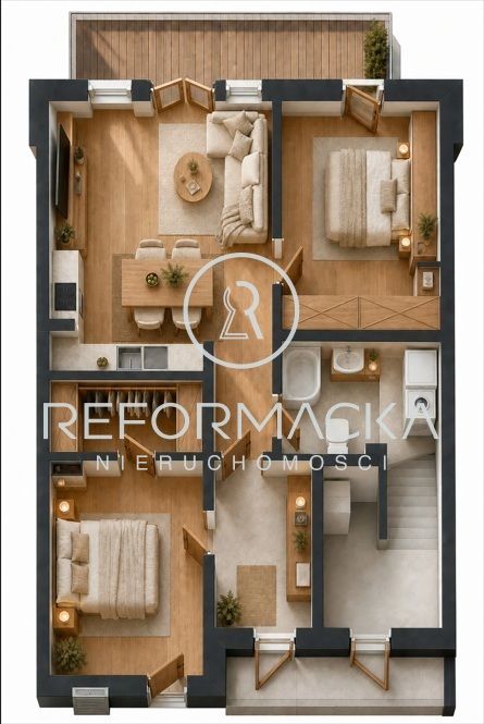 Mieszkanie 3-pokojowe Rzeszów Drabinianka, ul. Zielona. Zdjęcie 6
