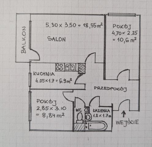 Mieszkanie 3-pokojowe Będzin Syberka, ul. Gabriela Narutowicza. Zdjęcie 13