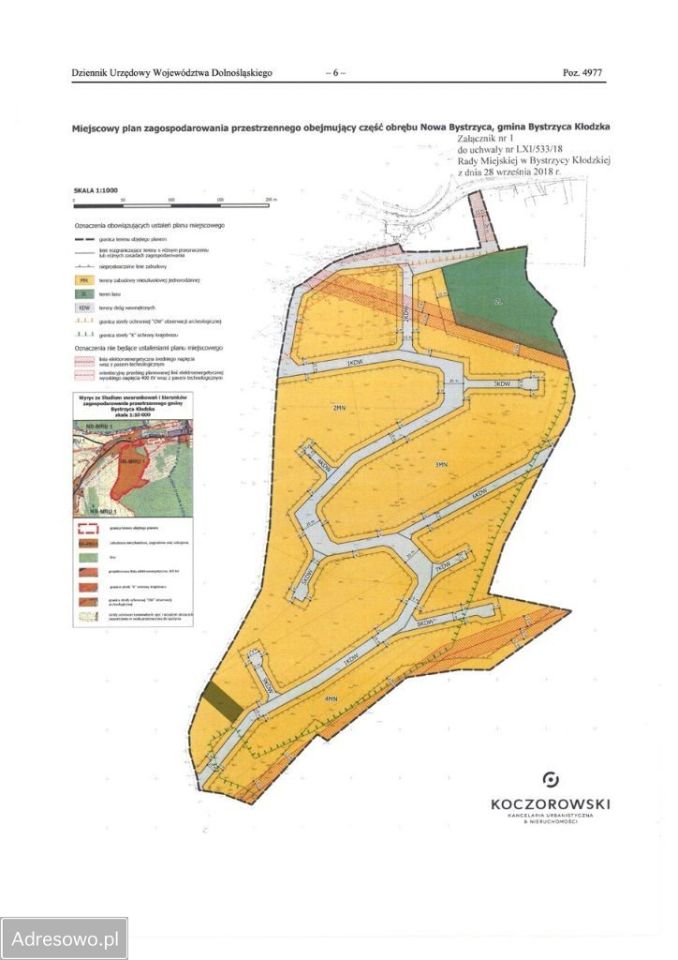 Działka budowlana Nowa Bystrzyca. Zdjęcie 9