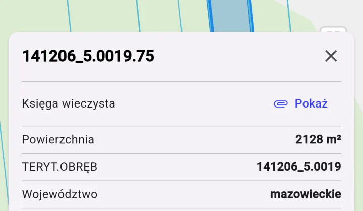 Działka rolna Mlęcin