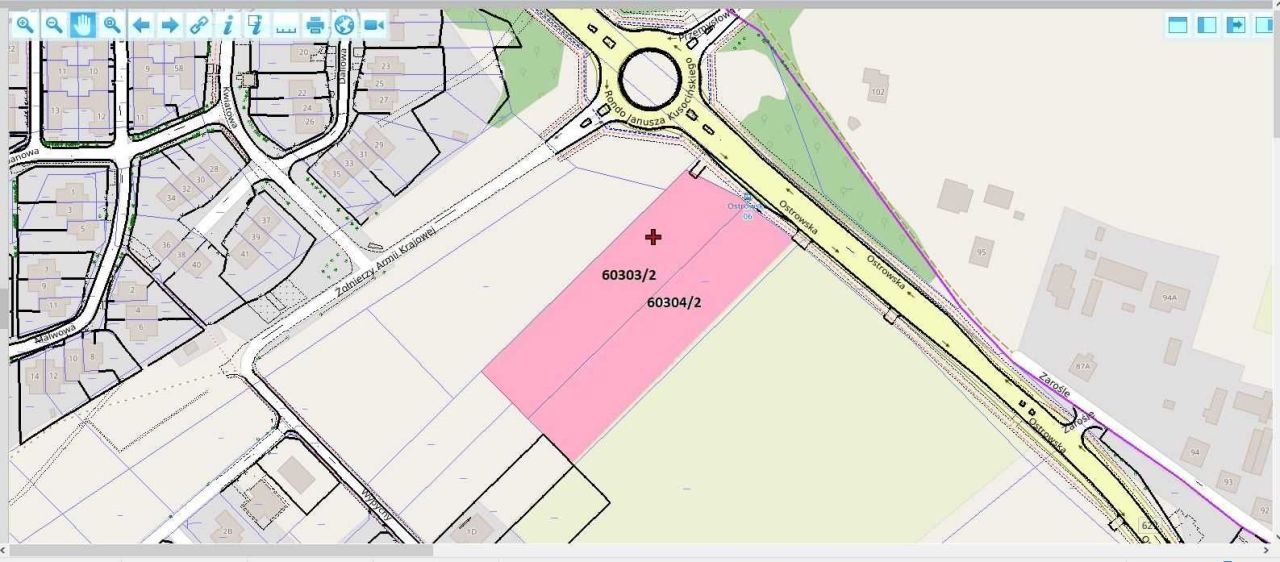 Działka inwestycyjna Ostrołęka, ul. Ostrowska. Zdjęcie 3