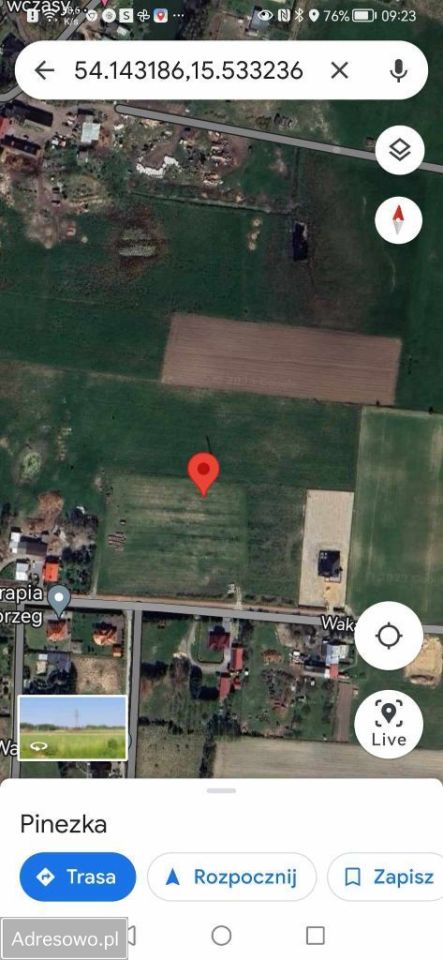 Działka budowlana Zieleniewo, ul. Wakacyjna. Zdjęcie 2