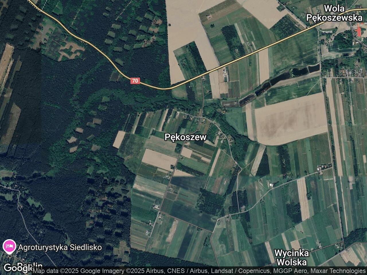 Działka rolno-budowlana Pękoszew