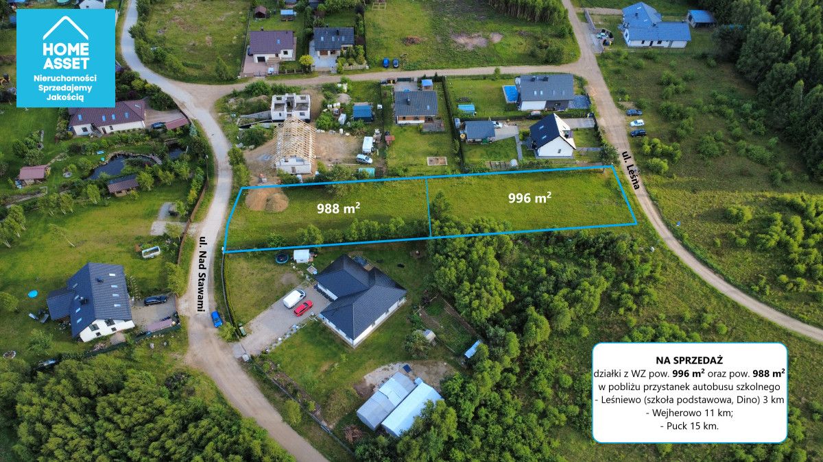 Działka budowlana Domatówko, ul. Nad Stawem. Zdjęcie 2