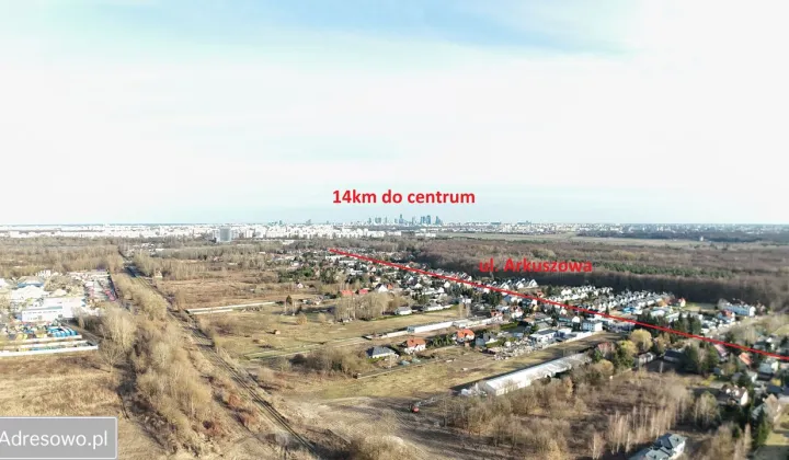 Działka budowlana Warszawa Bielany, ul. Arkuszowa