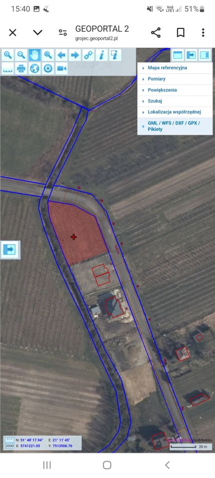 Działka budowlana Warka Winiary, ul. Parkowa. Zdjęcie 3